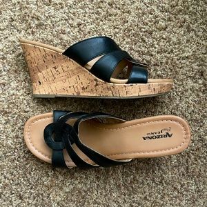 Black & Tan Wedges